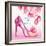 Pretty Petal Shoe-Colleen Sarah-Framed Art Print