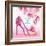 Pretty Petal Shoe-Colleen Sarah-Framed Art Print