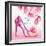 Pretty Petal Shoe-Colleen Sarah-Framed Art Print