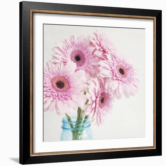 Pretty Pink Daisies-Susannah Tucker-Framed Art Print