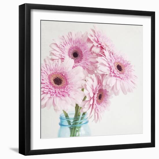 Pretty Pink Daisies-Susannah Tucker-Framed Art Print