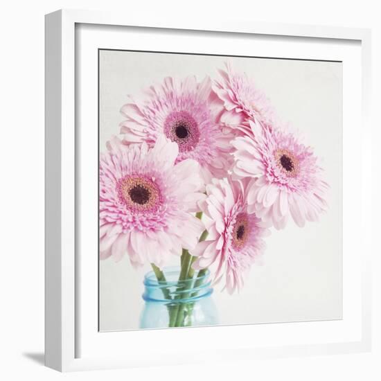 Pretty Pink Daisies-Susannah Tucker-Framed Art Print