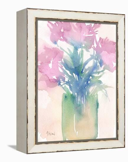 Pretty Pink Flowers II-Samuel Dixon-Framed Stretched Canvas