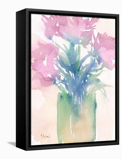 Pretty Pink Flowers II-Samuel Dixon-Framed Stretched Canvas