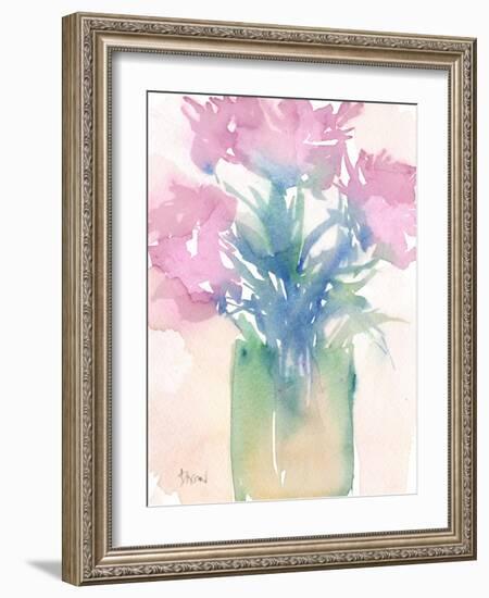 Pretty Pink Flowers II-Samuel Dixon-Framed Art Print