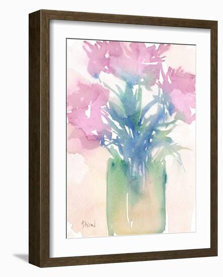 Pretty Pink Flowers II-Samuel Dixon-Framed Art Print