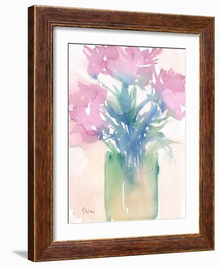 Pretty Pink Flowers II-Samuel Dixon-Framed Art Print