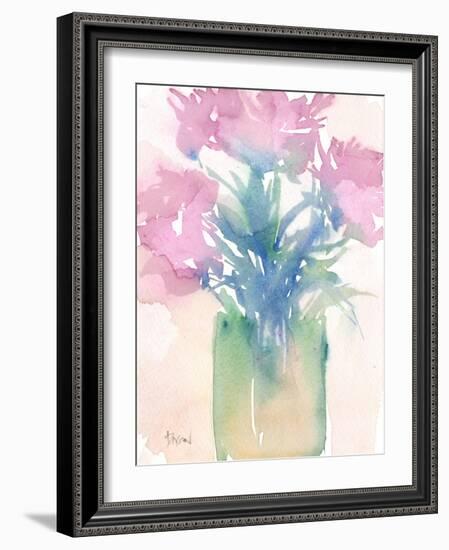 Pretty Pink Flowers II-Samuel Dixon-Framed Art Print