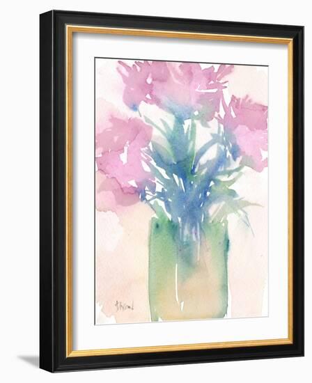 Pretty Pink Flowers II-Samuel Dixon-Framed Art Print