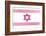 Pretty Pink Shield of David-null-Framed Art Print