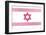 Pretty Pink Shield of David-null-Framed Art Print