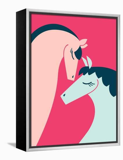 Pretty Ponies-null-Framed Premier Image Canvas