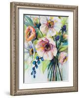 Pretty Poppies-Jeanette Vertentes-Framed Art Print