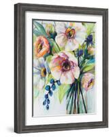 Pretty Poppies-Jeanette Vertentes-Framed Art Print