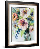 Pretty Poppies-Jeanette Vertentes-Framed Art Print