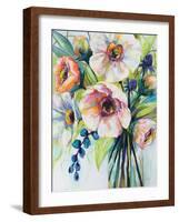 Pretty Poppies-Jeanette Vertentes-Framed Art Print