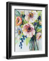 Pretty Poppies-Jeanette Vertentes-Framed Art Print