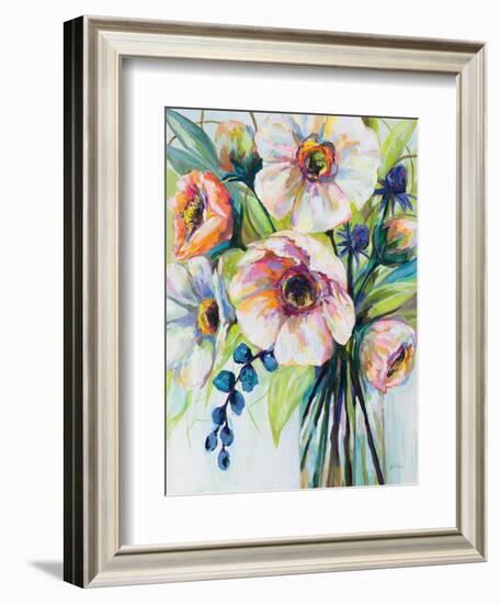 Pretty Poppies-Jeanette Vertentes-Framed Art Print