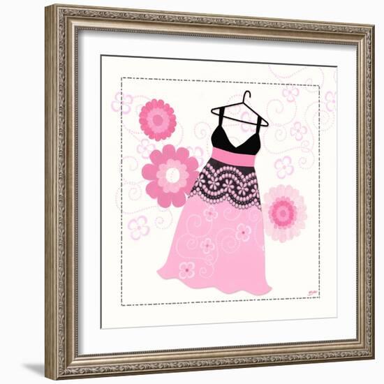 Pretty Posh-Bella Dos Santos-Framed Art Print