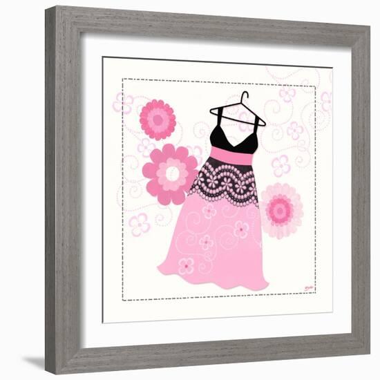 Pretty Posh-Bella Dos Santos-Framed Art Print