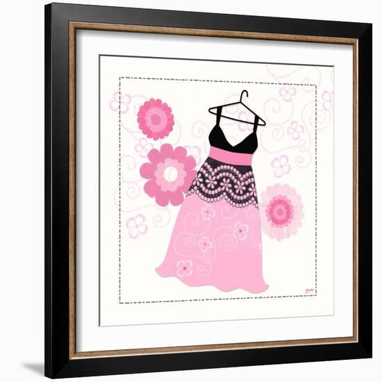 Pretty Posh-Bella Dos Santos-Framed Art Print