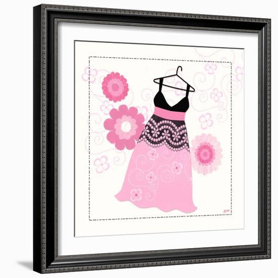 Pretty Posh-Bella Dos Santos-Framed Art Print