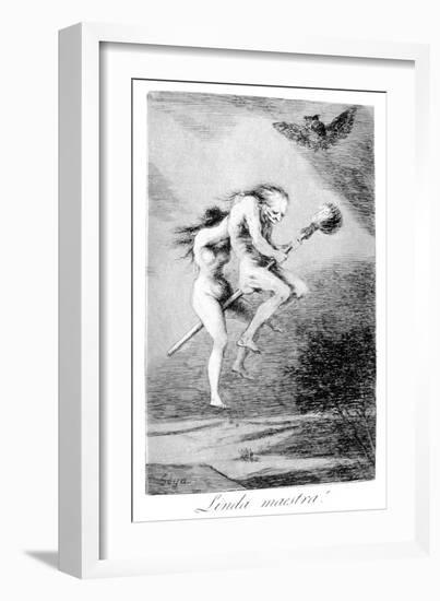 Pretty Teacher!, 1799-Francisco de Goya-Framed Giclee Print