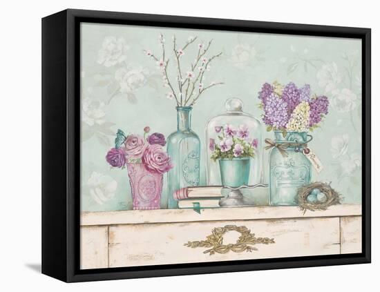 Pretty Vignette 1-Stefania Ferri-Framed Stretched Canvas