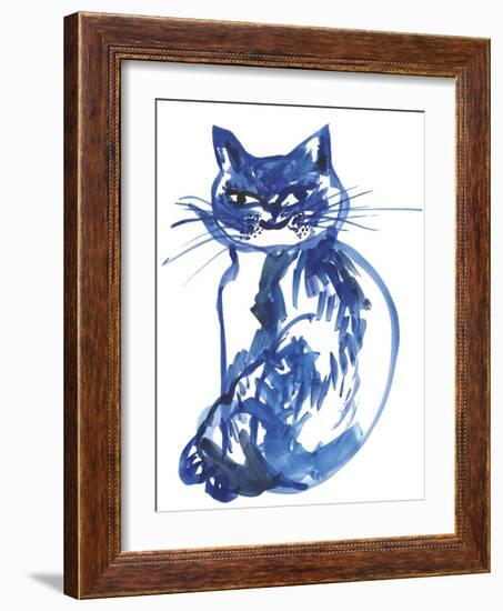 Pretty Whiskers-Katrien Soeffers-Framed Giclee Print