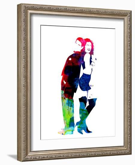 Pretty Woman Watercolor-Lana Feldman-Framed Art Print