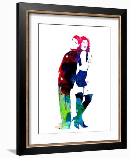 Pretty Woman Watercolor-Lana Feldman-Framed Art Print