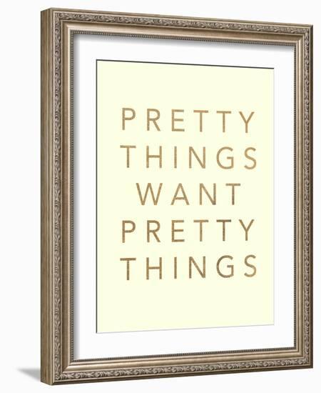 Pretty Words 1-Lola Bryant-Framed Art Print