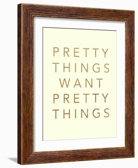 Pretty Words 1-Lola Bryant-Framed Art Print