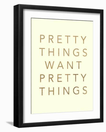 Pretty Words 1-Lola Bryant-Framed Art Print