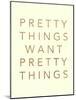 Pretty Words 1-Lola Bryant-Mounted Art Print