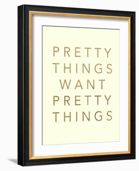 Pretty Words 1-Lola Bryant-Framed Art Print