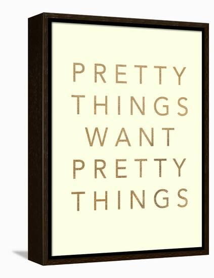 Pretty Words 1-Lola Bryant-Framed Stretched Canvas