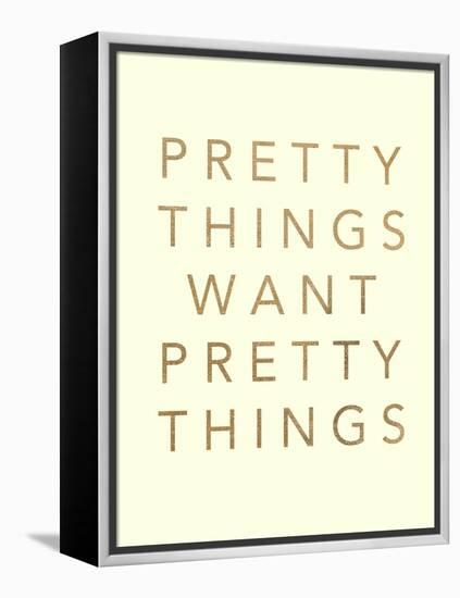 Pretty Words 1-Lola Bryant-Framed Stretched Canvas