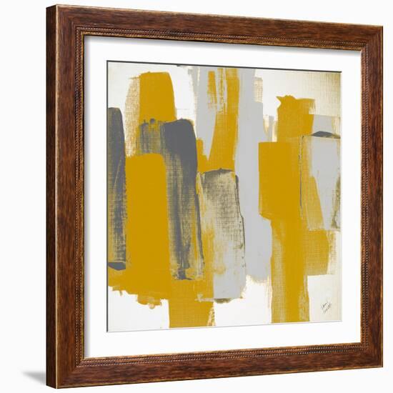 Prevailing Gray Square II-Lanie Loreth-Framed Art Print