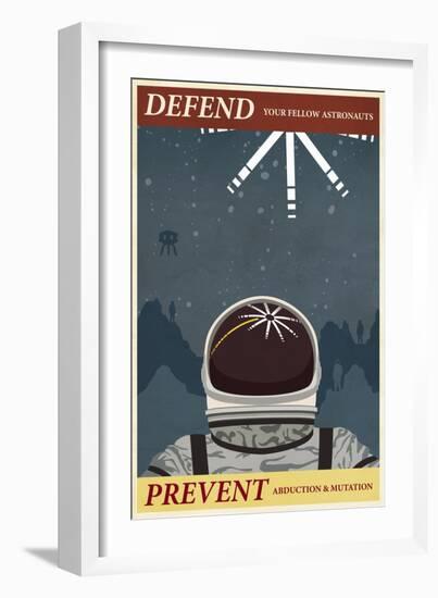 Prevent Abduction-Steve Thomas-Framed Giclee Print