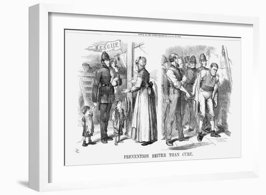 Prevention Better Than Cure, 1869-John Tenniel-Framed Giclee Print