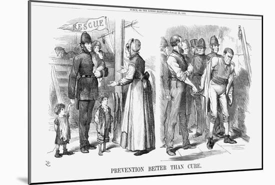 Prevention Better Than Cure, 1869-John Tenniel-Mounted Giclee Print