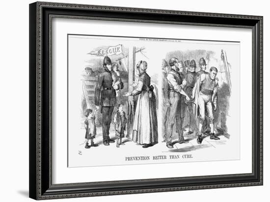 Prevention Better Than Cure, 1869-John Tenniel-Framed Giclee Print