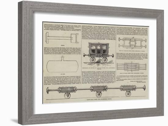 Prevention of Railway Collisions, New Atmospheric Spring-null-Framed Giclee Print