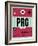 PRG Prague Luggage Tag 2-NaxArt-Framed Art Print