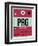 PRG Prague Luggage Tag 2-NaxArt-Framed Art Print