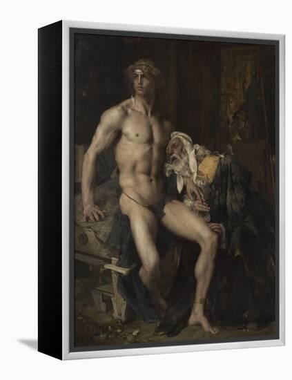 Priam aux pieds d'Achille-Jules Bastien-Lepage-Framed Premier Image Canvas