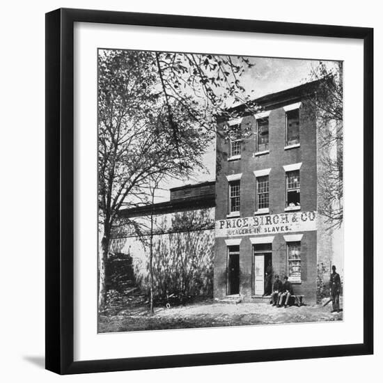 Price, Birch & Co., Dealers in Slaves, 1865-Science Source-Framed Giclee Print