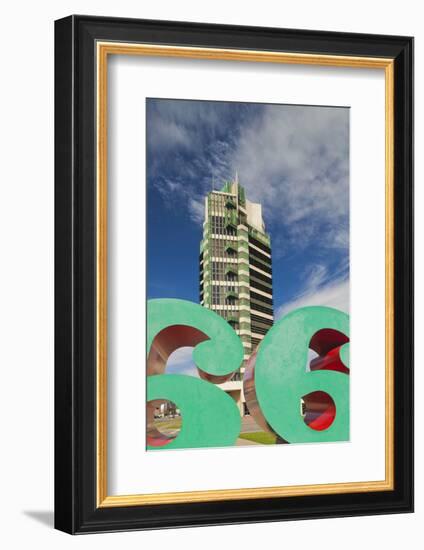 Price Tower, Bartlesville, Oklahoma, USA-Walter Bibikow-Framed Photographic Print