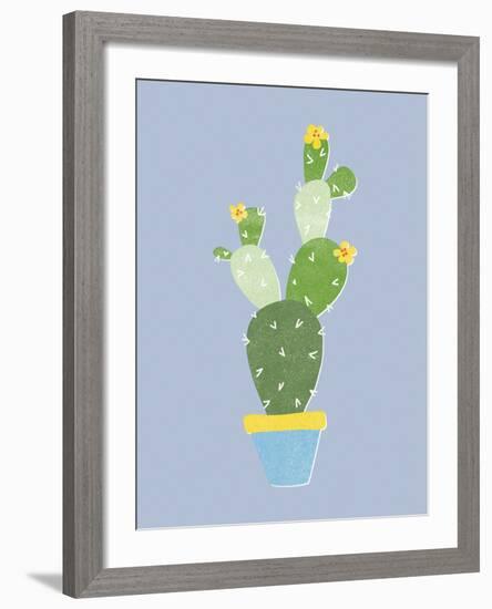 Prickly Cactus-Clara Wells-Framed Giclee Print